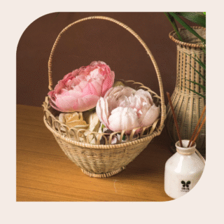 Bamboo Basket - Made with Love